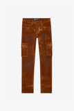 "LUXE" SUEDE SKINNY JEAN BROWN "LUXE" SUEDE SKINNY JEAN BROWN