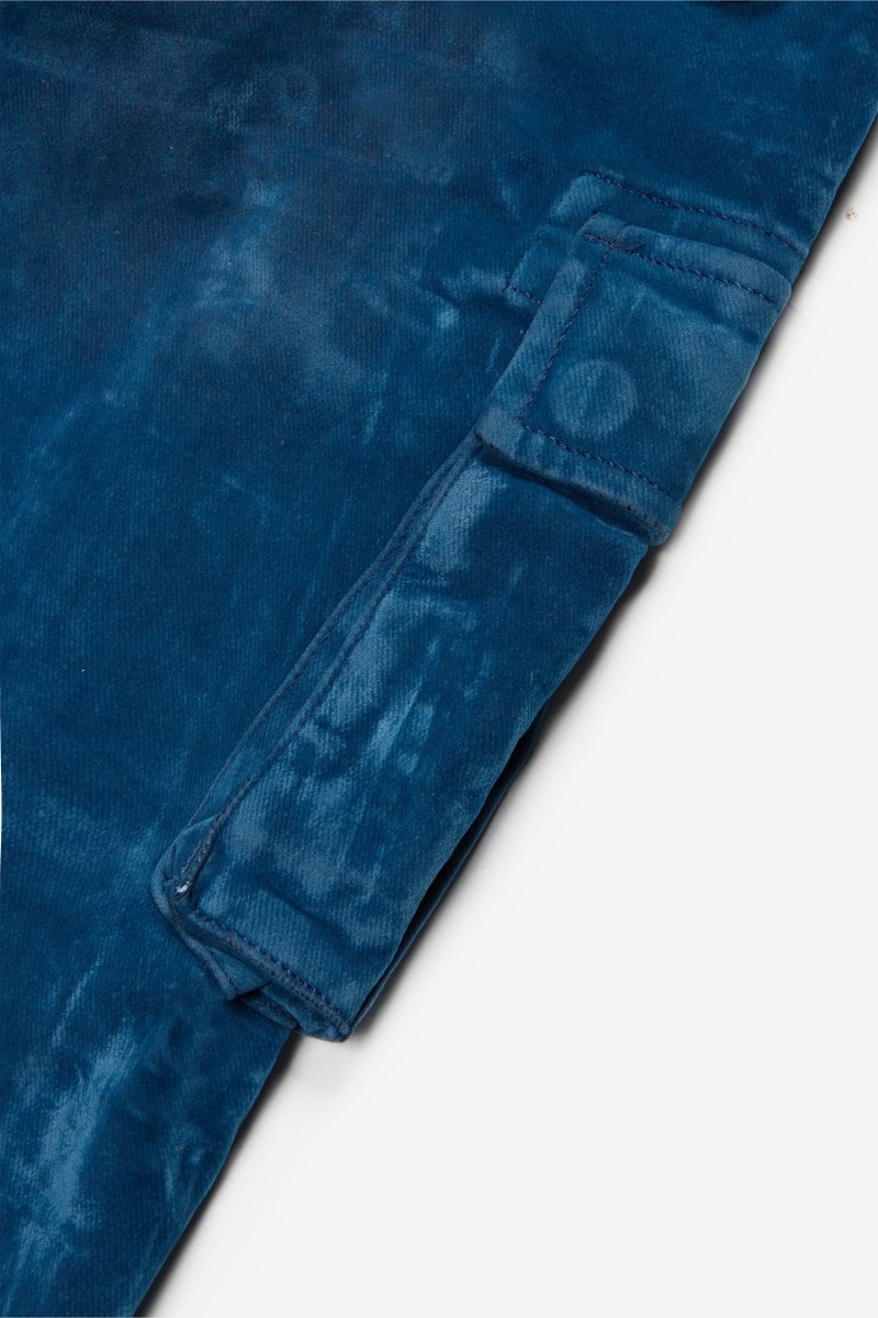 "LUXE" SUEDE SKINNY JEAN INDIGO "LUXE" SUEDE SKINNY JEAN INDIGO