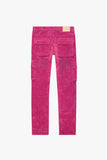 "LUXE" SUEDE SKINNY JEAN PINK "LUXE" SUEDE SKINNY JEAN PINK
