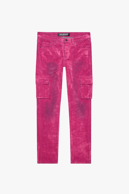 "LUXE" SUEDE SKINNY JEAN PINK
