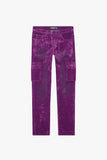 "LUXE" SUEDE SKINNY JEAN PURPLE "LUXE" SUEDE SKINNY JEAN PURPLE