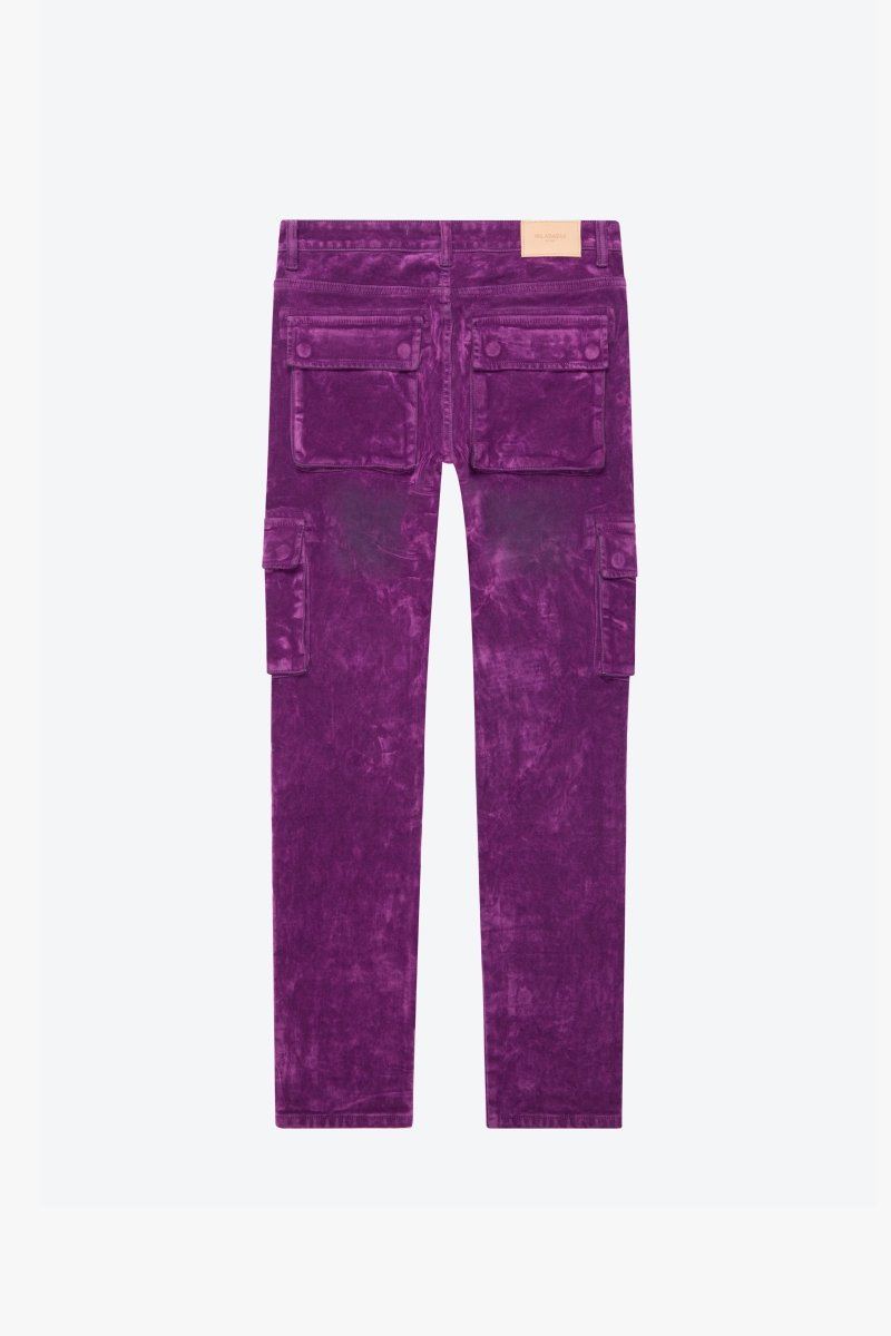 "LUXE" SUEDE SKINNY JEAN PURPLE "LUXE" SUEDE SKINNY JEAN PURPLE