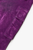 "LUXE" SUEDE SKINNY JEAN PURPLE "LUXE" SUEDE SKINNY JEAN PURPLE