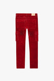 "LUXE" SUEDE SKINNY JEAN RED "LUXE" SUEDE SKINNY JEAN RED