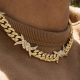 Diamond Barbwire Cuban Link Chain Diamond Barbwire Cuban Link Chain