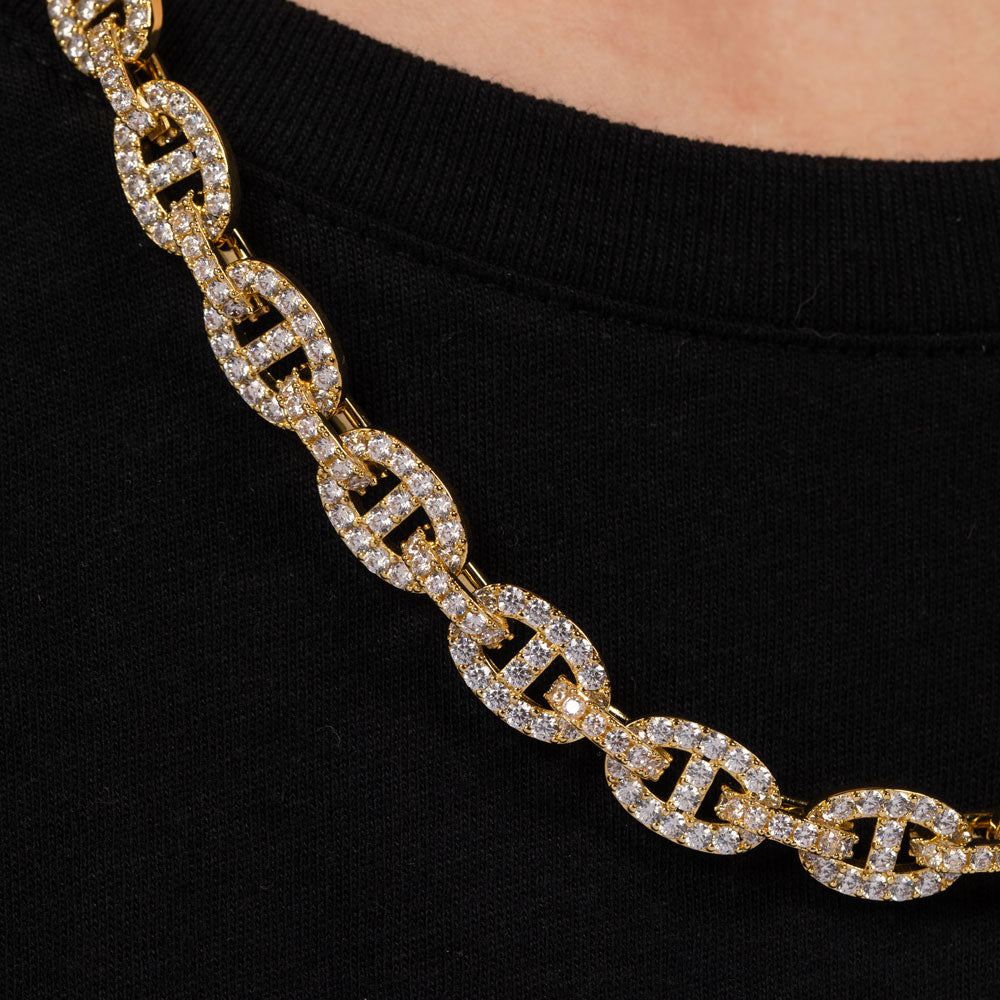 Micro Diamond Mariner Chain 10mm Micro Diamond Mariner Chain 10mm