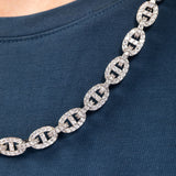 Micro Diamond Mariner Chain 10mm Micro Diamond Mariner Chain 10mm