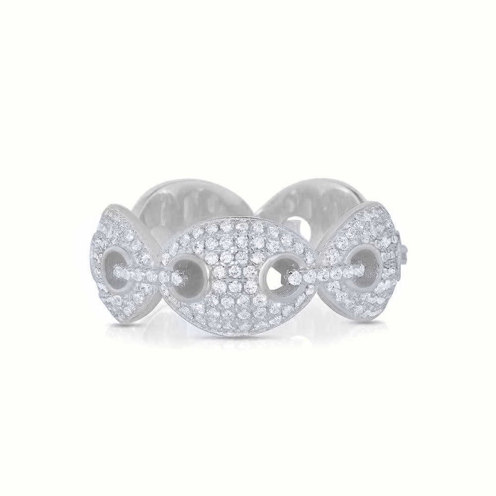 Men's Vermeil Diamond Puff Ring Men's Vermeil Diamond Puff Ring