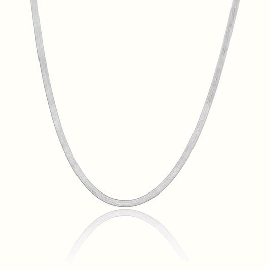 Silver Herringbone Chain
