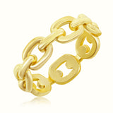 Men's Vermeil Chain Ring Men's Vermeil Chain Ring