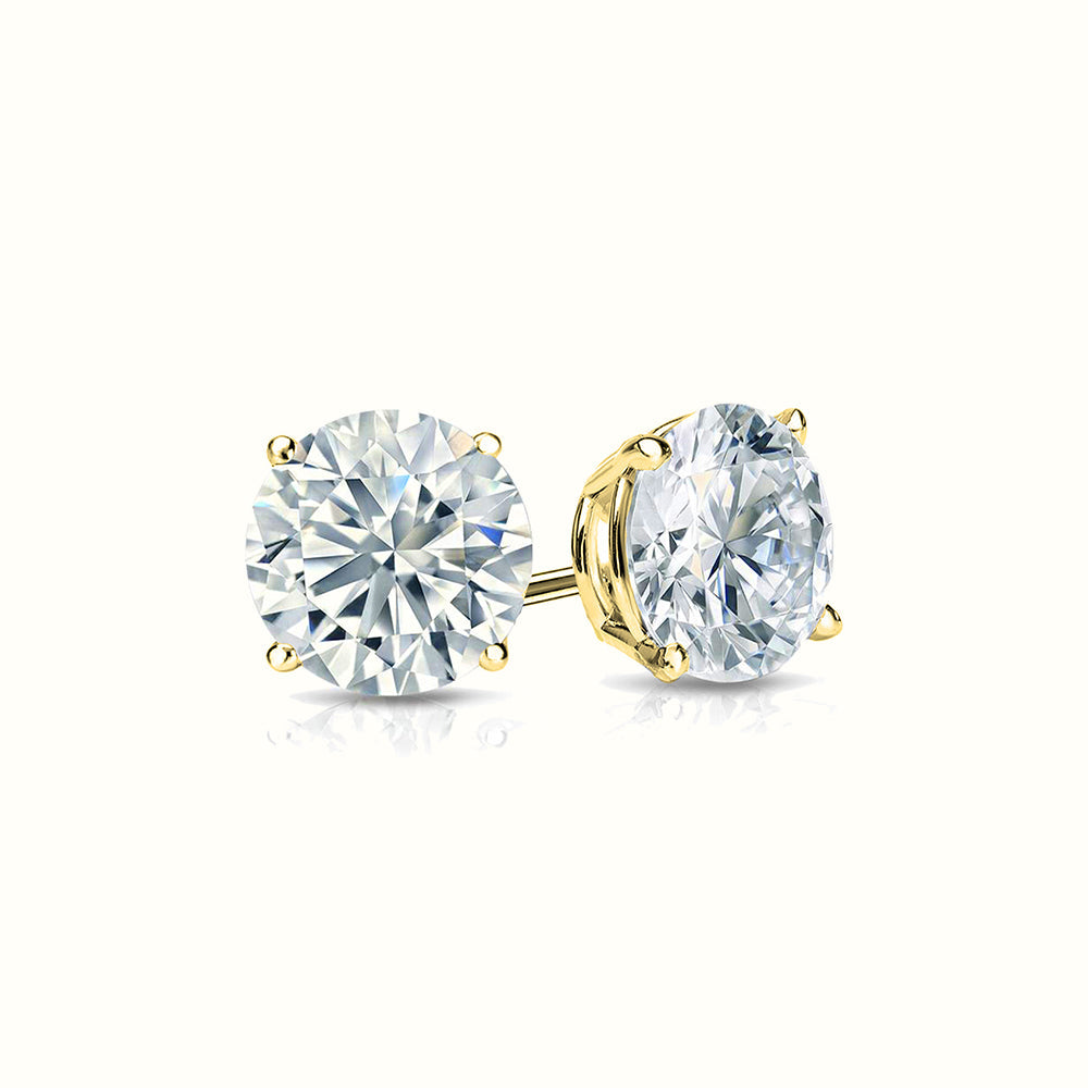 Vermeil Diamond Buttercup Earrings Vermeil Diamond Buttercup Earrings
