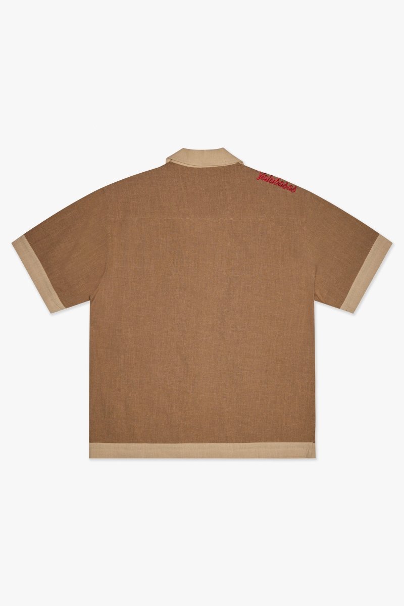 Milan Button Down Brown Milan Button Down Brown