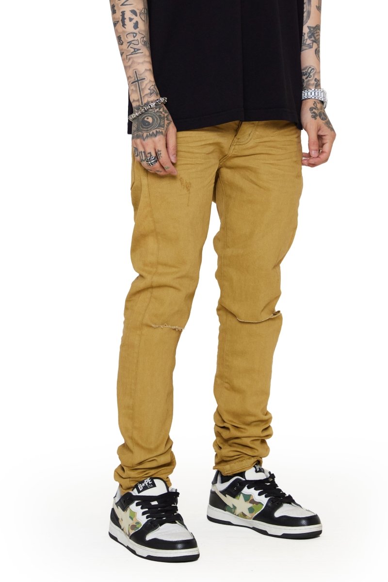 "MR CLEAN 2.0” SKINNY JEAN MOCHA "MR CLEAN 2.0” SKINNY JEAN MOCHA