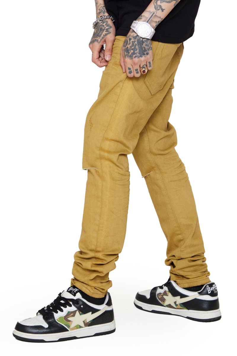 "MR CLEAN 2.0” SKINNY JEAN MOCHA "MR CLEAN 2.0” SKINNY JEAN MOCHA