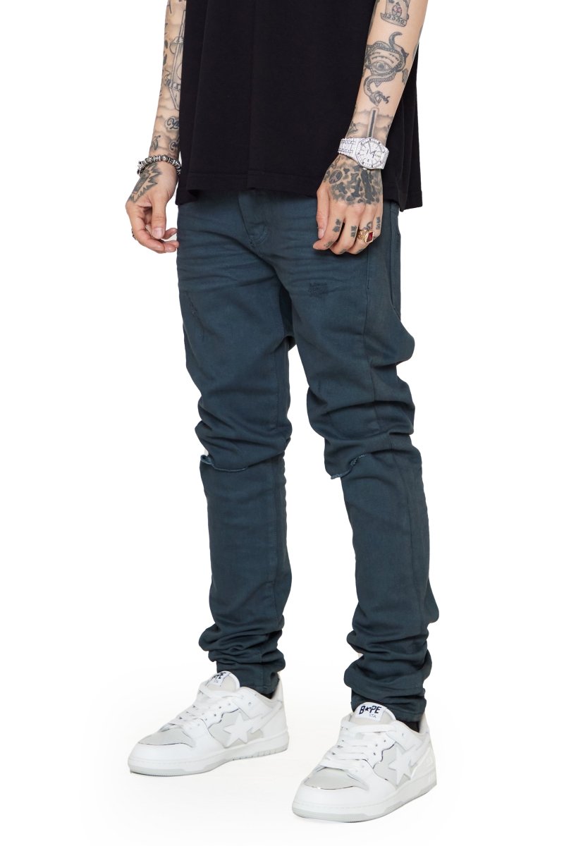 "MR CLEAN 2.0” SKINNY JEAN VINTAGE OLIVE "MR CLEAN 2.0” SKINNY JEAN VINTAGE OLIVE