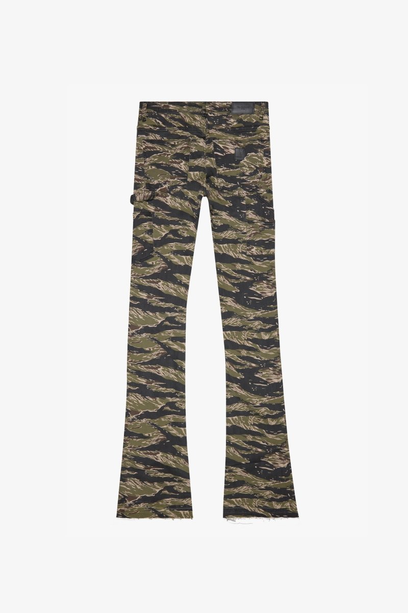 "MR. EXTENDO" SUPER STACKED FLARE BLACK YELLOW CAMO "MR. EXTENDO" SUPER STACKED FLARE BLACK YELLOW CAMO