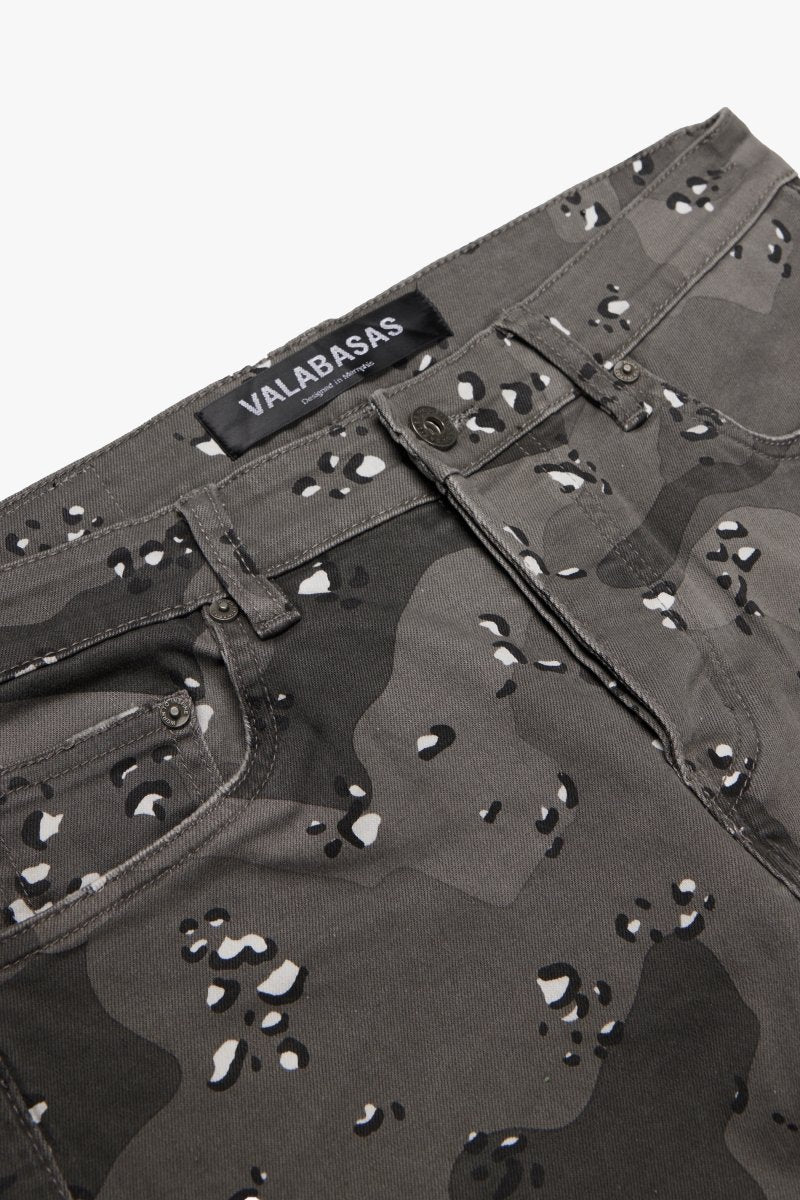 "MR. EXTENDO" SUPER STACKED FLARE GREY WOODS "MR. EXTENDO" SUPER STACKED FLARE GREY WOODS