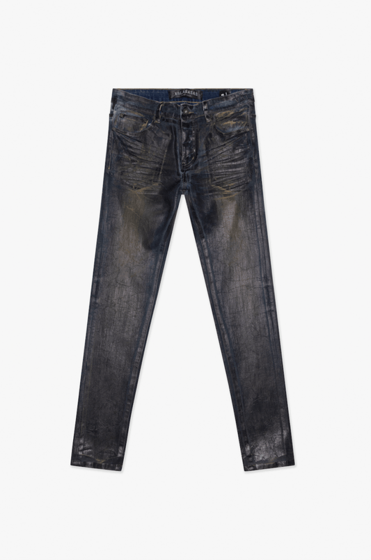 Mr. Flex Skinny Jean Dark Vintage Waxed