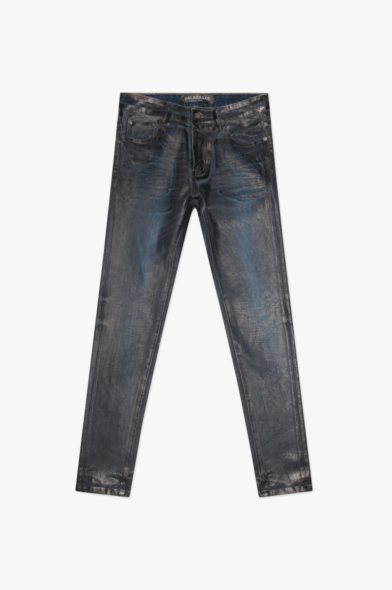 Mr. Flex Skinny Jean Dirty Indigo Waxed Mr. Flex Skinny Jean Dirty Indigo Waxed