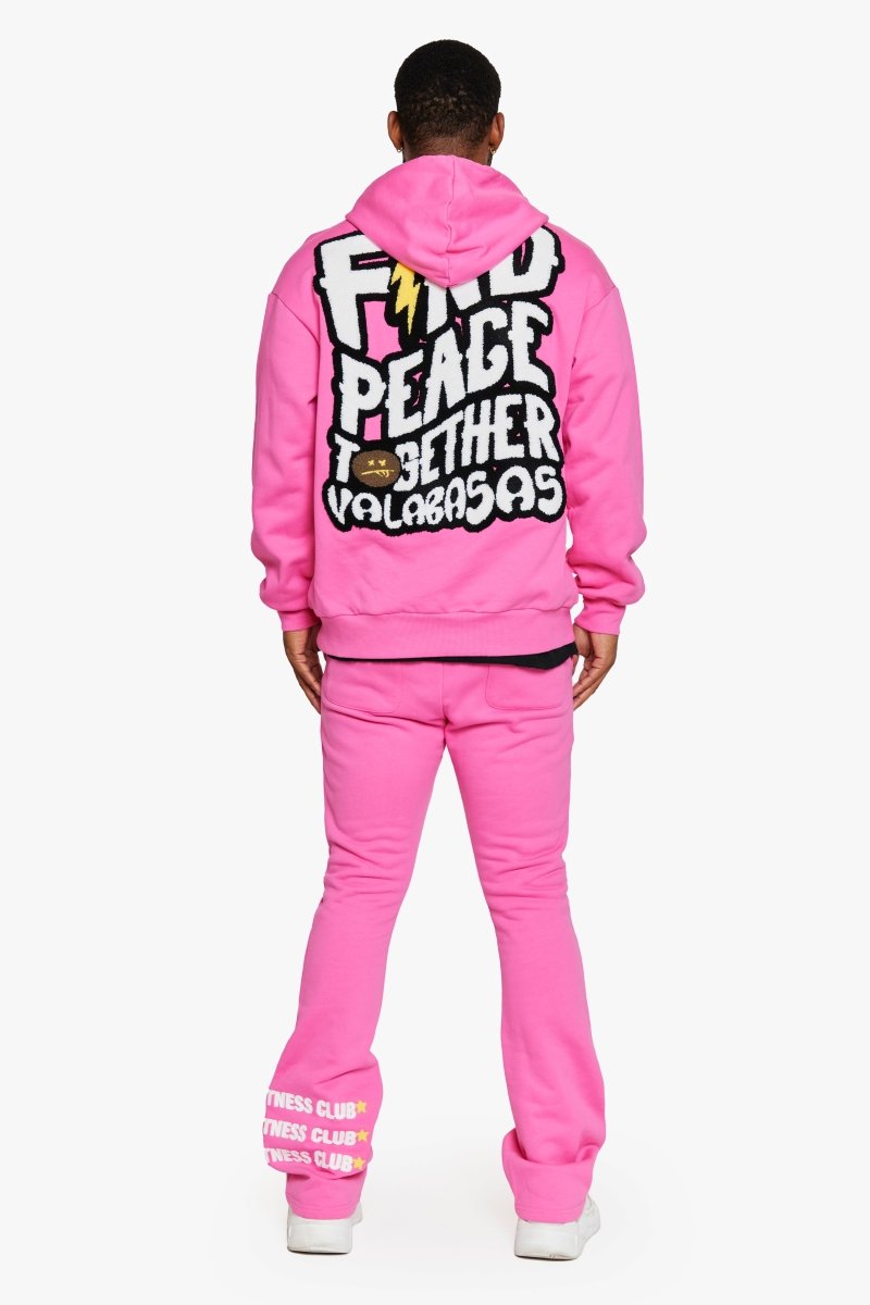 "MUTE" FLEECE SET CARMINE ROSE "MUTE" FLEECE SET CARMINE ROSE