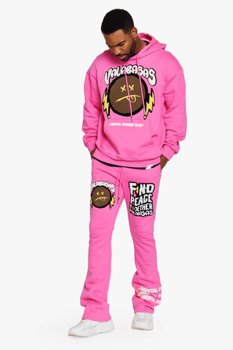 "MUTE" FLEECE SET CARMINE ROSE "MUTE" FLEECE SET CARMINE ROSE