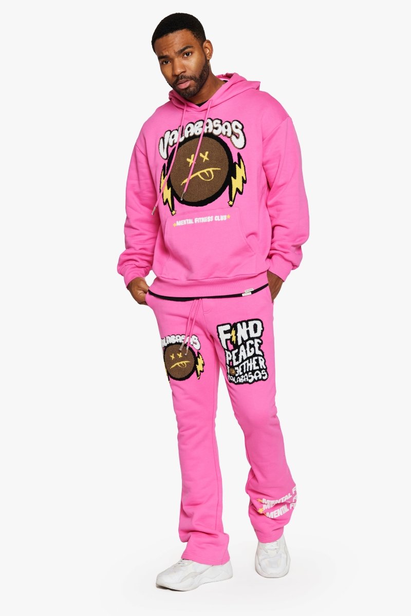 "MUTE" FLEECE SET CARMINE ROSE "MUTE" FLEECE SET CARMINE ROSE