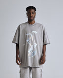 Nova Monogram Exclusive T-shirt Vintage Light Gray Nova Monogram Exclusive T-shirt Vintage Light Gray