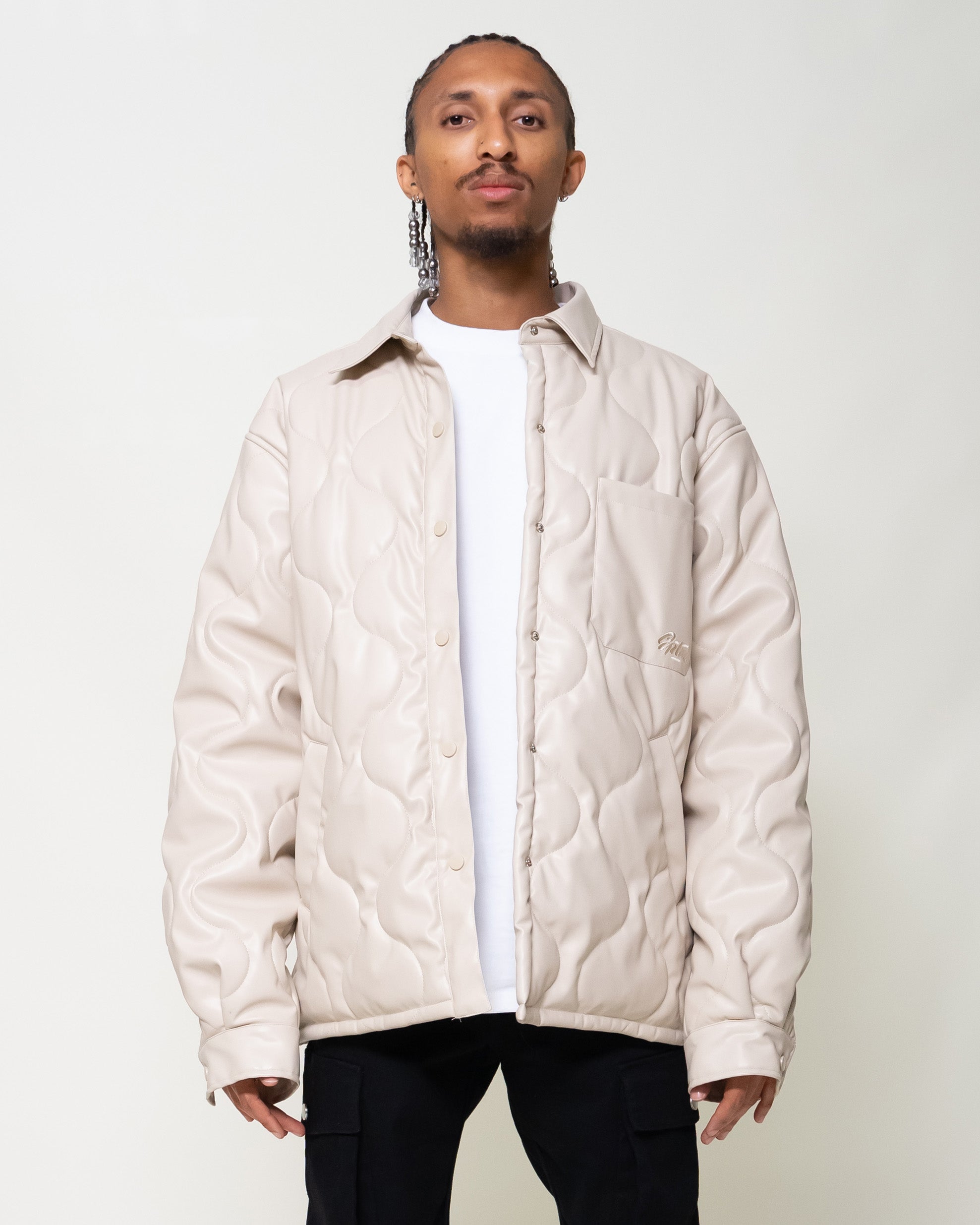EPTM Orion Puffer Shirt - Cream EPTM Orion Puffer Shirt - Cream