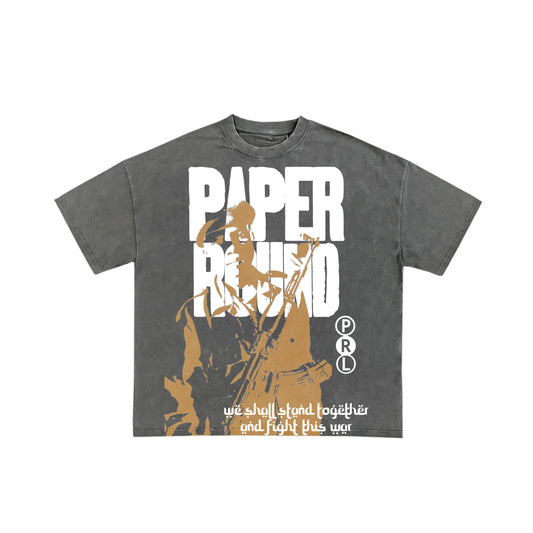 GREY WAR T SHIRT