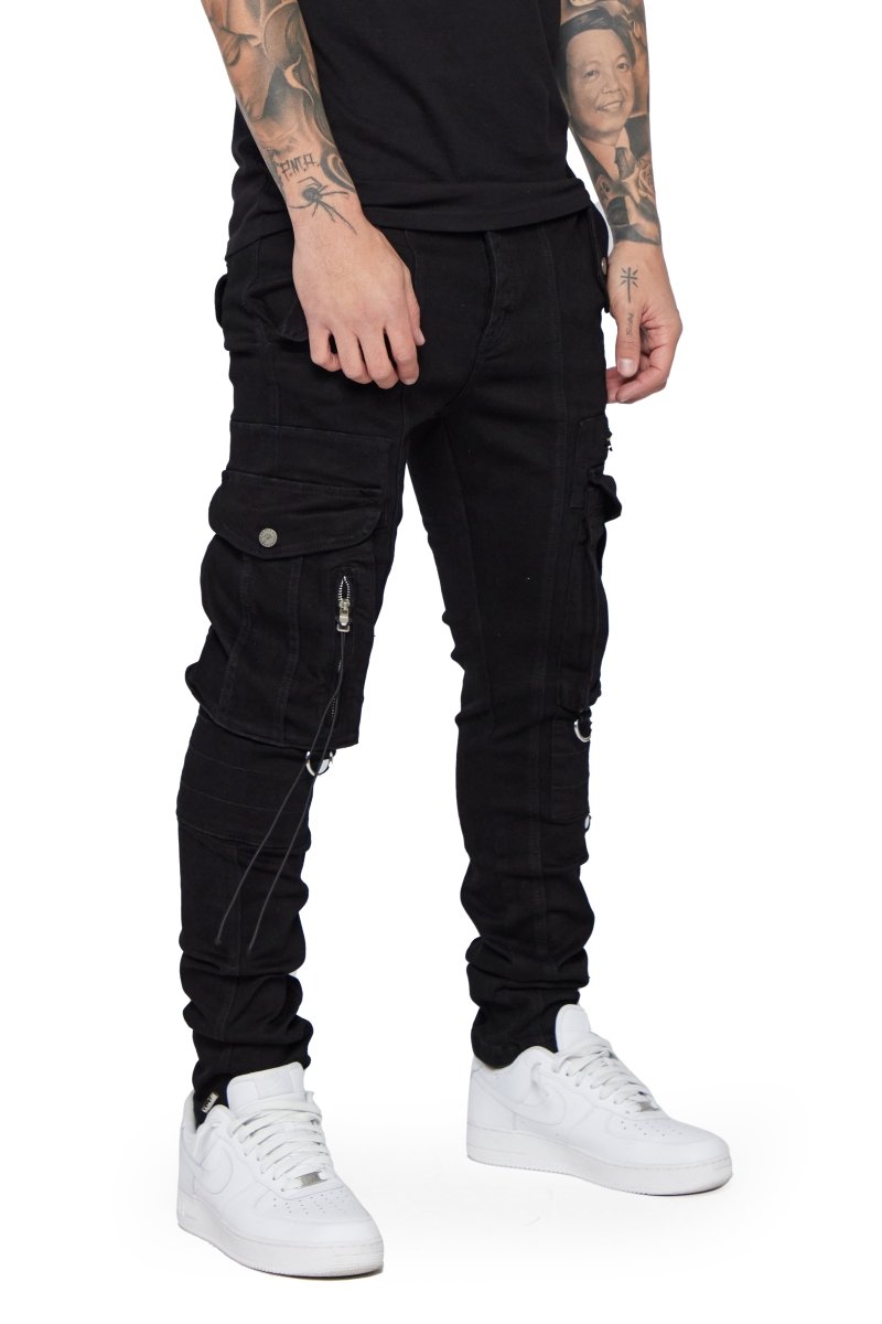 "PARACHUTE" SKINNY JEAN BLACK "PARACHUTE" SKINNY JEAN BLACK