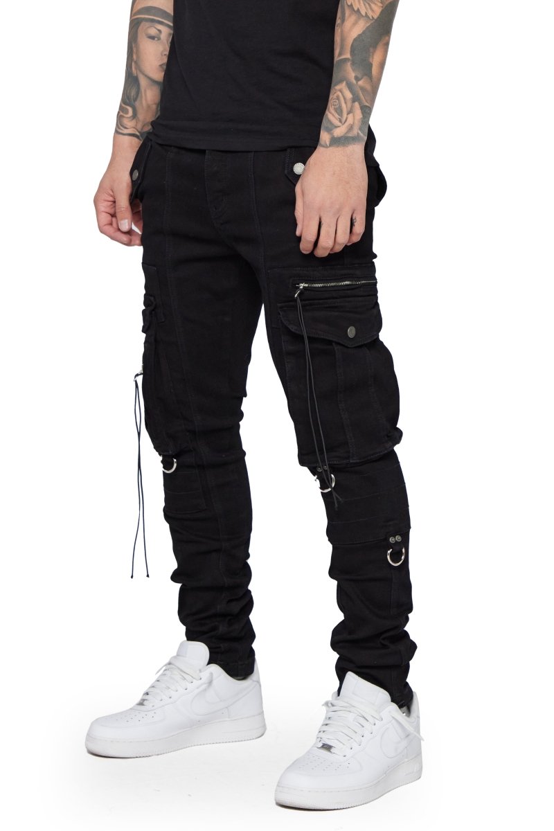 "PARACHUTE" SKINNY JEAN BLACK "PARACHUTE" SKINNY JEAN BLACK