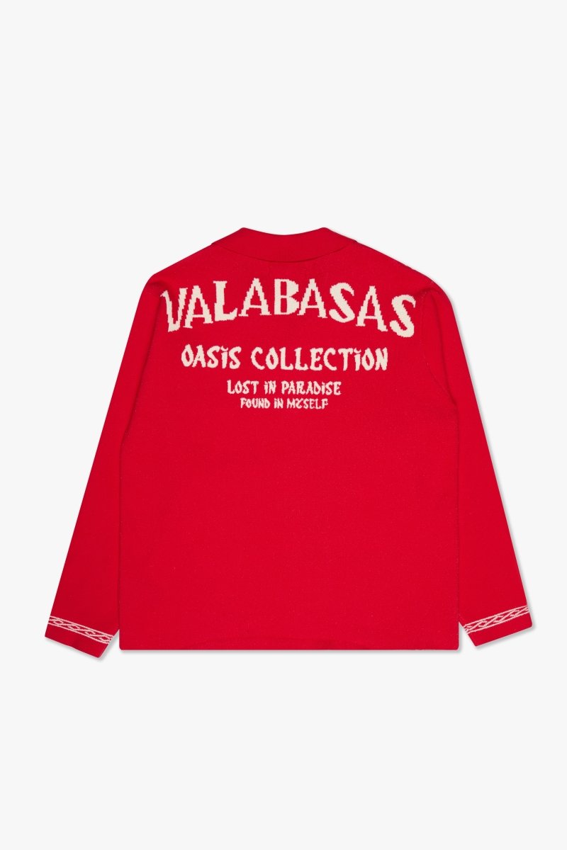 "Paradise" Button Down Red "Paradise" Button Down Red