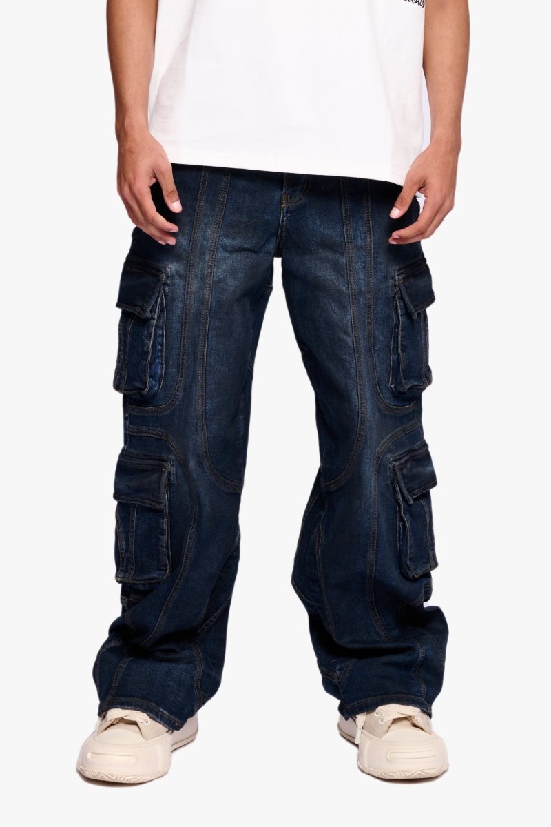 Patch Fade Baggy Dark Blue Patch Fade Baggy Dark Blue