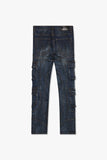 Patchfade Dark Blue Skinny Patchfade Dark Blue Skinny