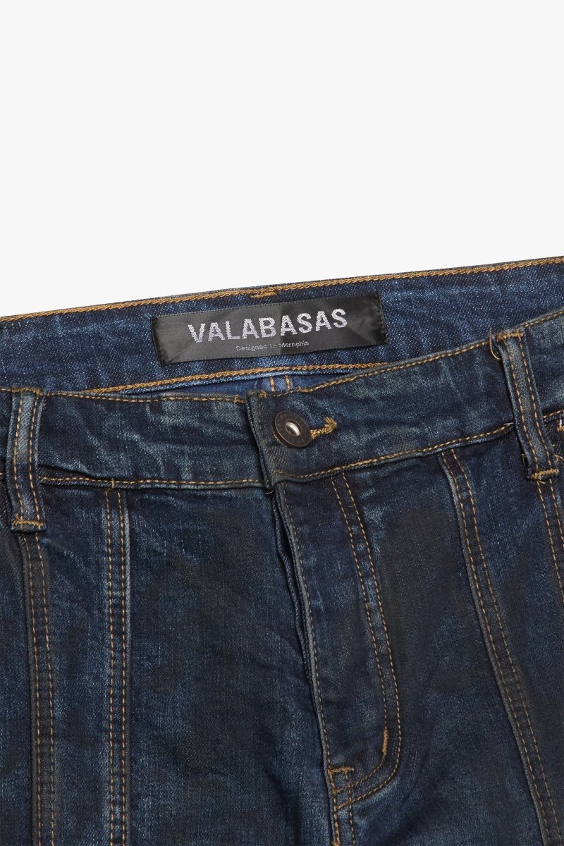 Patchfade Dark Blue Skinny Patchfade Dark Blue Skinny