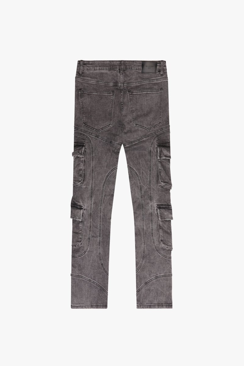 Patchfade Skinny Jean Grey Patchfade Skinny Jean Grey