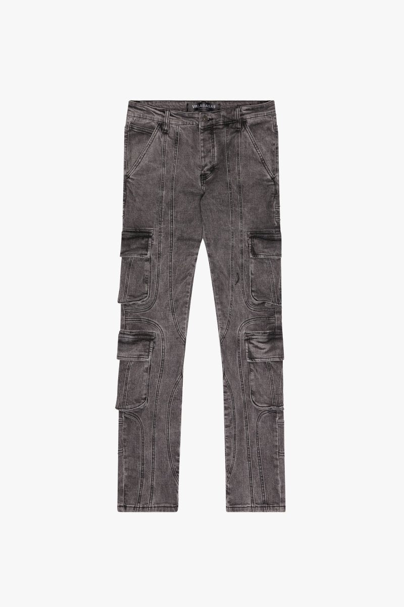 Patchfade Skinny Jean Grey Patchfade Skinny Jean Grey