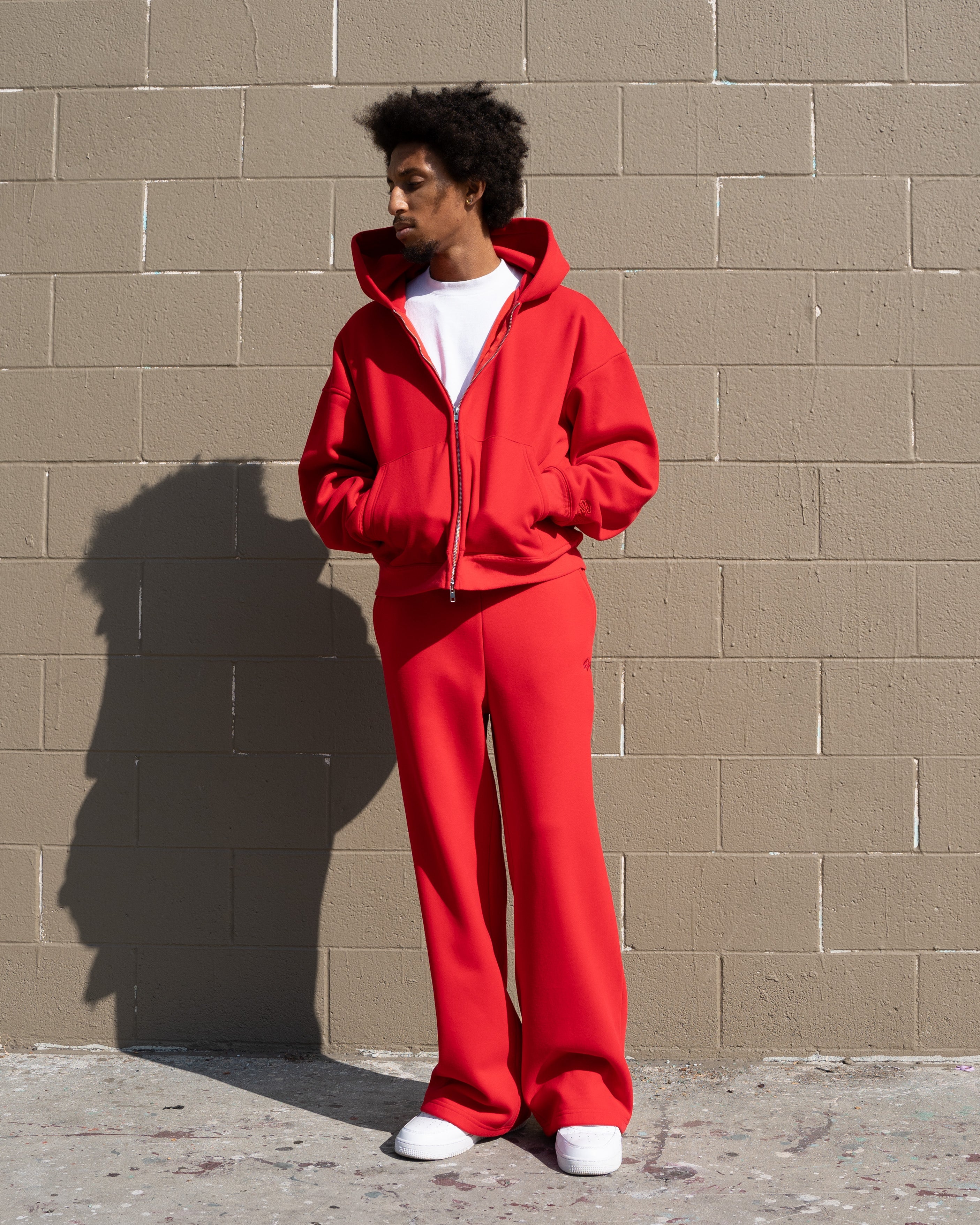 EPTM Perfect Baggy Fleece Pants - Red EPTM Perfect Baggy Fleece Pants - Red