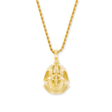 Pharaoh Head V2 Necklace Pendant & Rope Chain Pharaoh Head V2 Necklace Pendant & Rope Chain