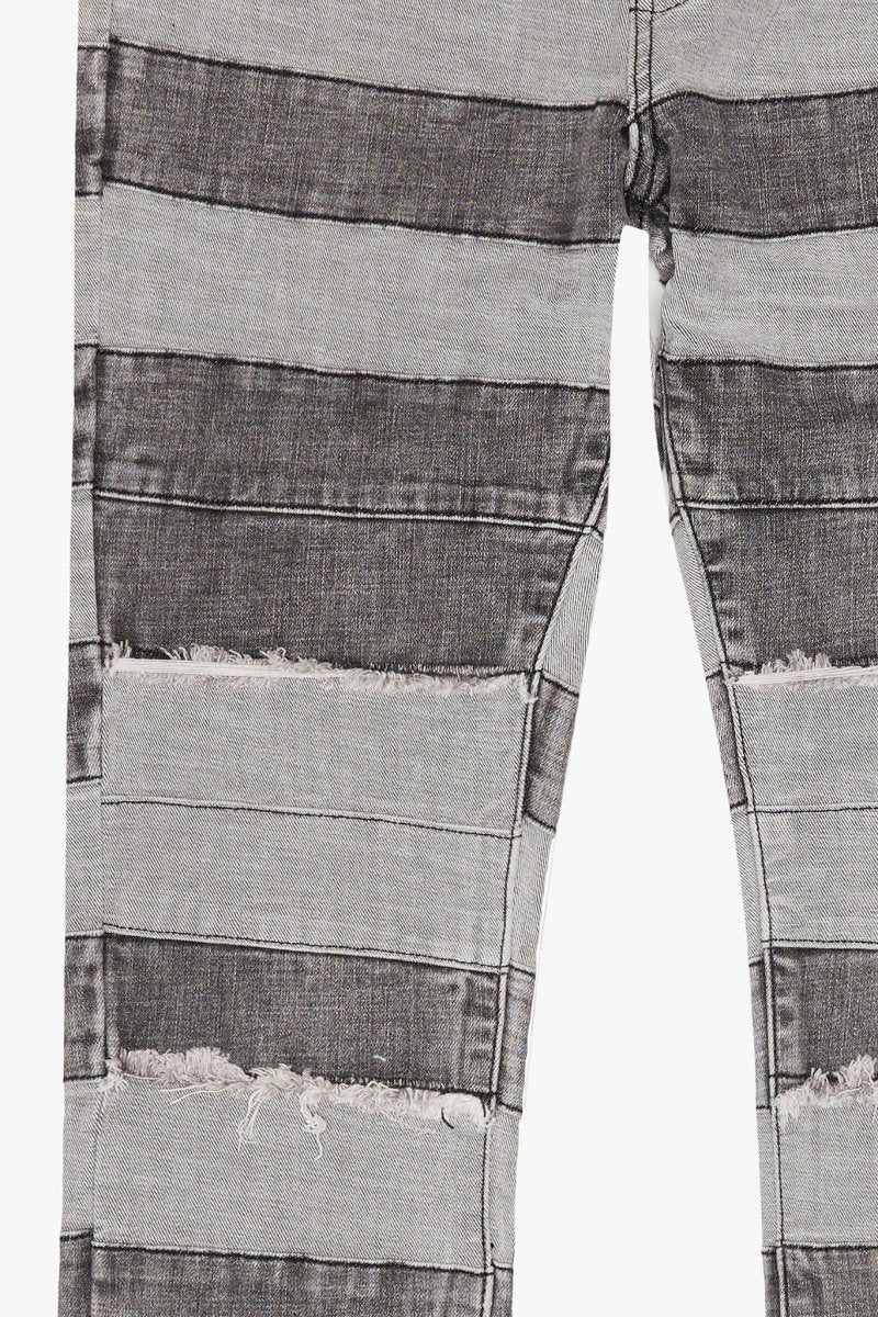 Phoenix Stacked Flare Light Grey Phoenix Stacked Flare Light Grey