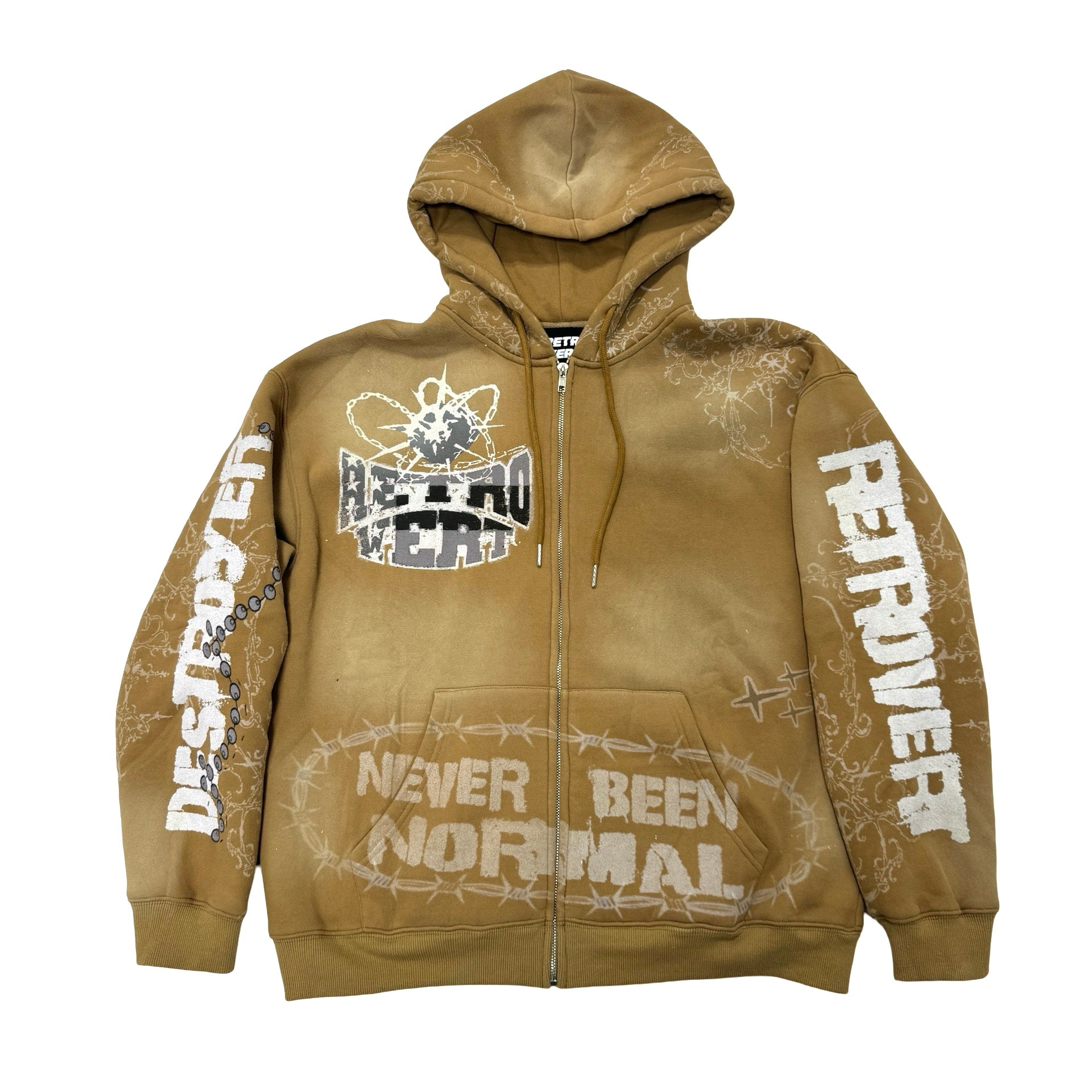 DESTROYER MATCHING ZIP-UP SAND DESTROYER MATCHING ZIP-UP SAND