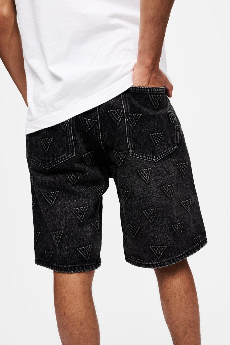 Press Shorts Black Washed Press Shorts Black Washed