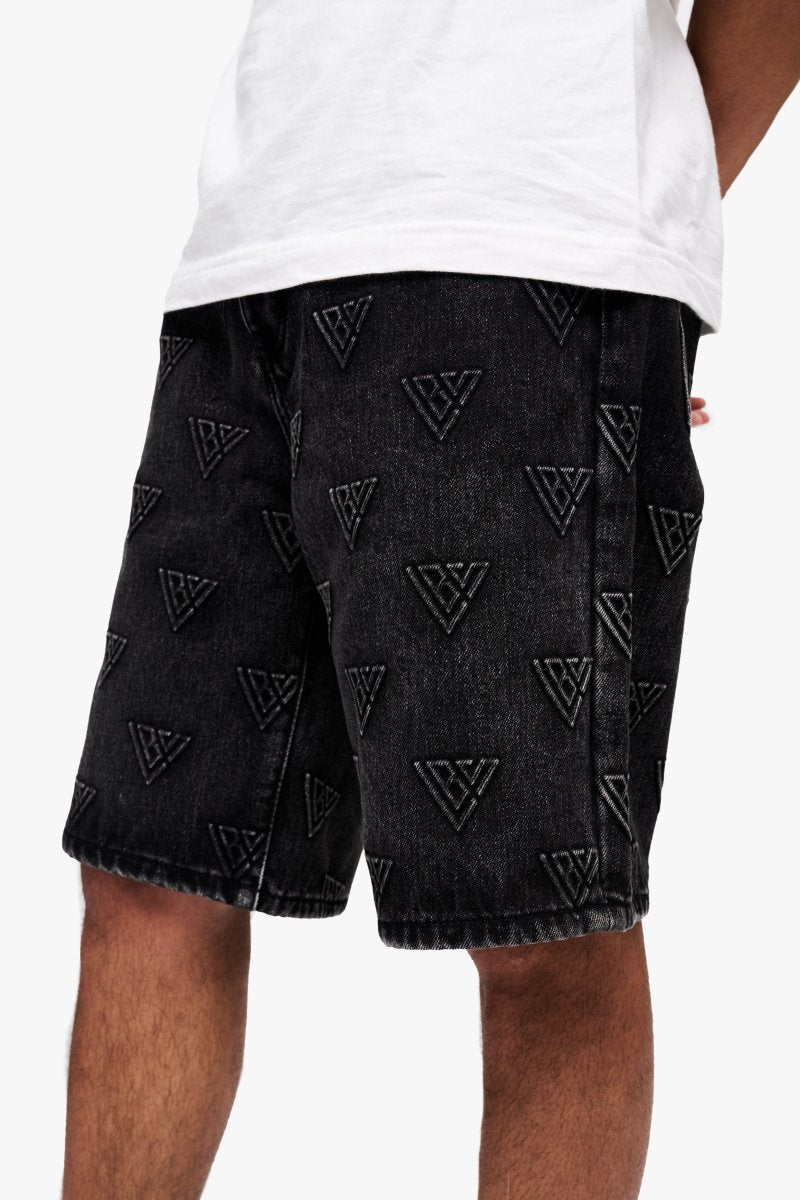 Press Shorts Black Washed Press Shorts Black Washed