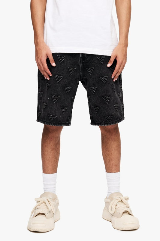 Press Shorts Black Washed