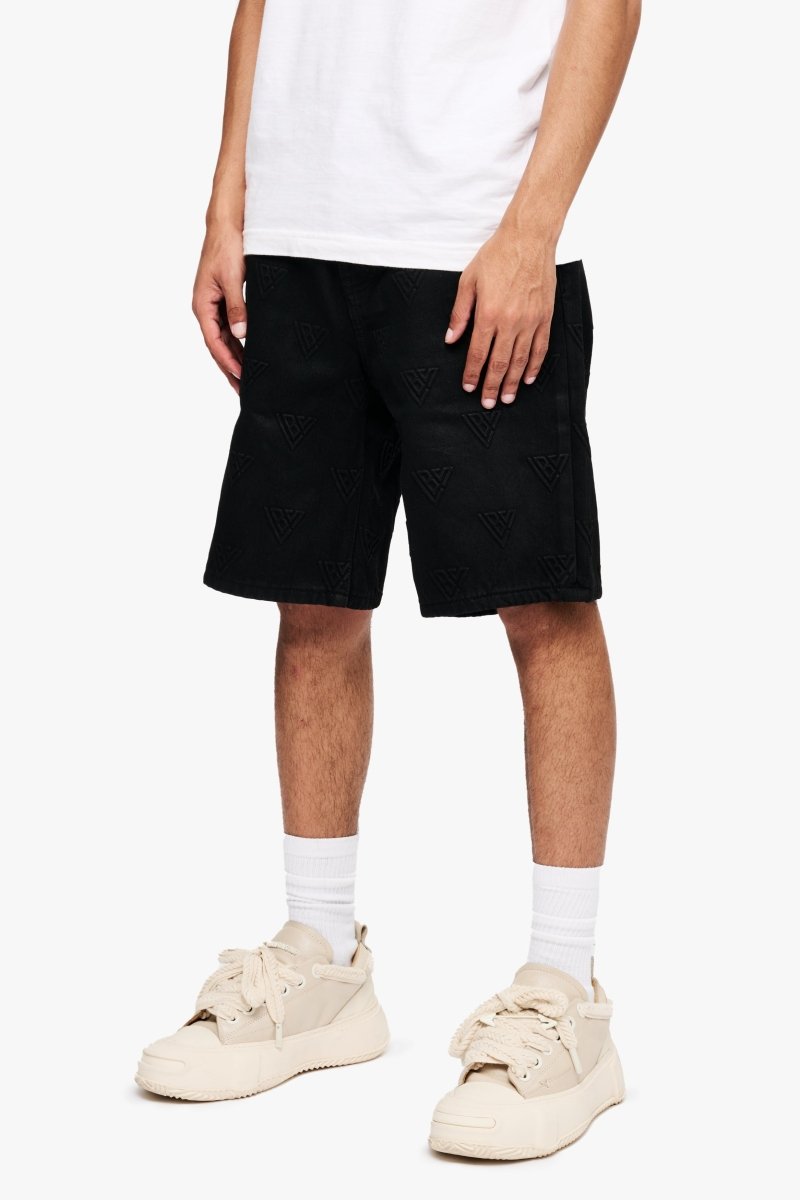 Press Shorts Black Waxed Press Shorts Black Waxed