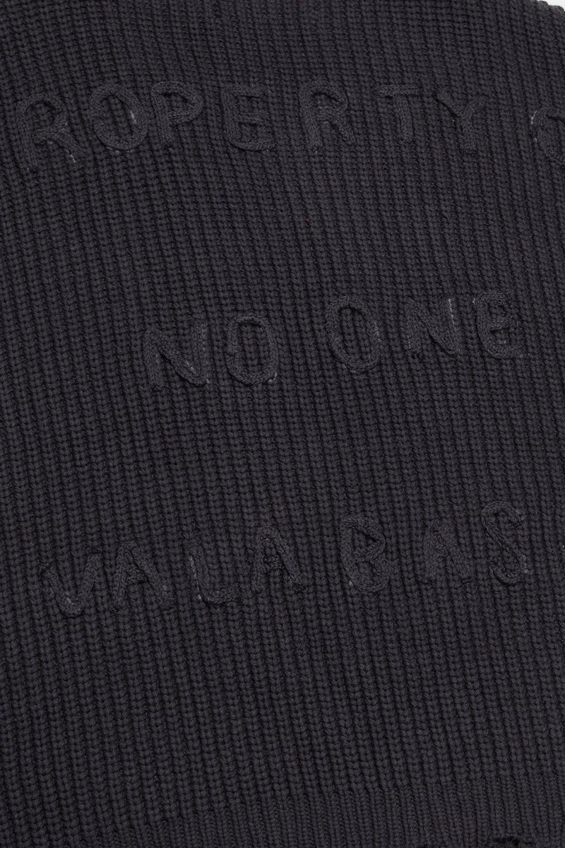 "PROPERTY" SWEATER GREY "PROPERTY" SWEATER GREY