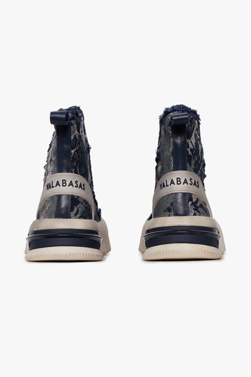 "PURPOSE" HIGH TOPS INDIGO "PURPOSE" HIGH TOPS INDIGO
