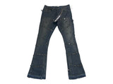 Pygros Stacked Jean Dark Grey Wash Pygros Stacked Jean Dark Grey Wash