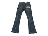 Pygros Stacked Jean Dark Grey Wash Pygros Stacked Jean Dark Grey Wash