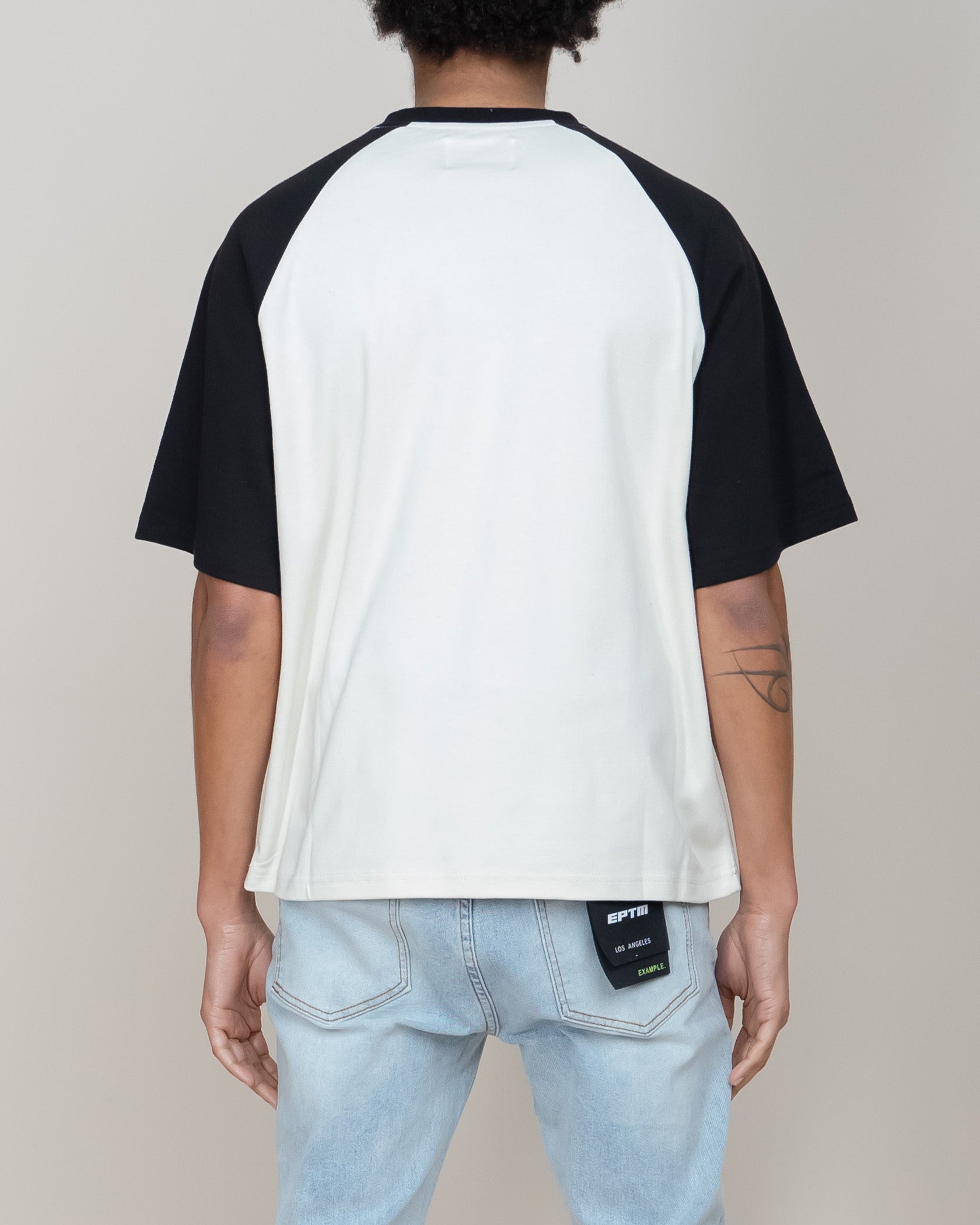 EPTM Boxy Raglan Tee - Black EPTM Boxy Raglan Tee - Black